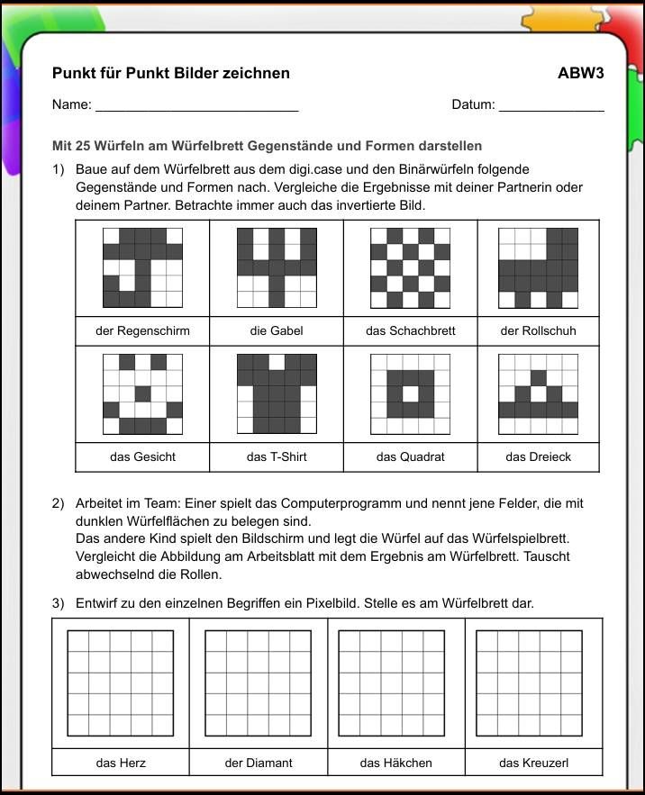 Arbeitsblatt aus dlpl.at, Screenshot bearbeitet, Inge Bischof